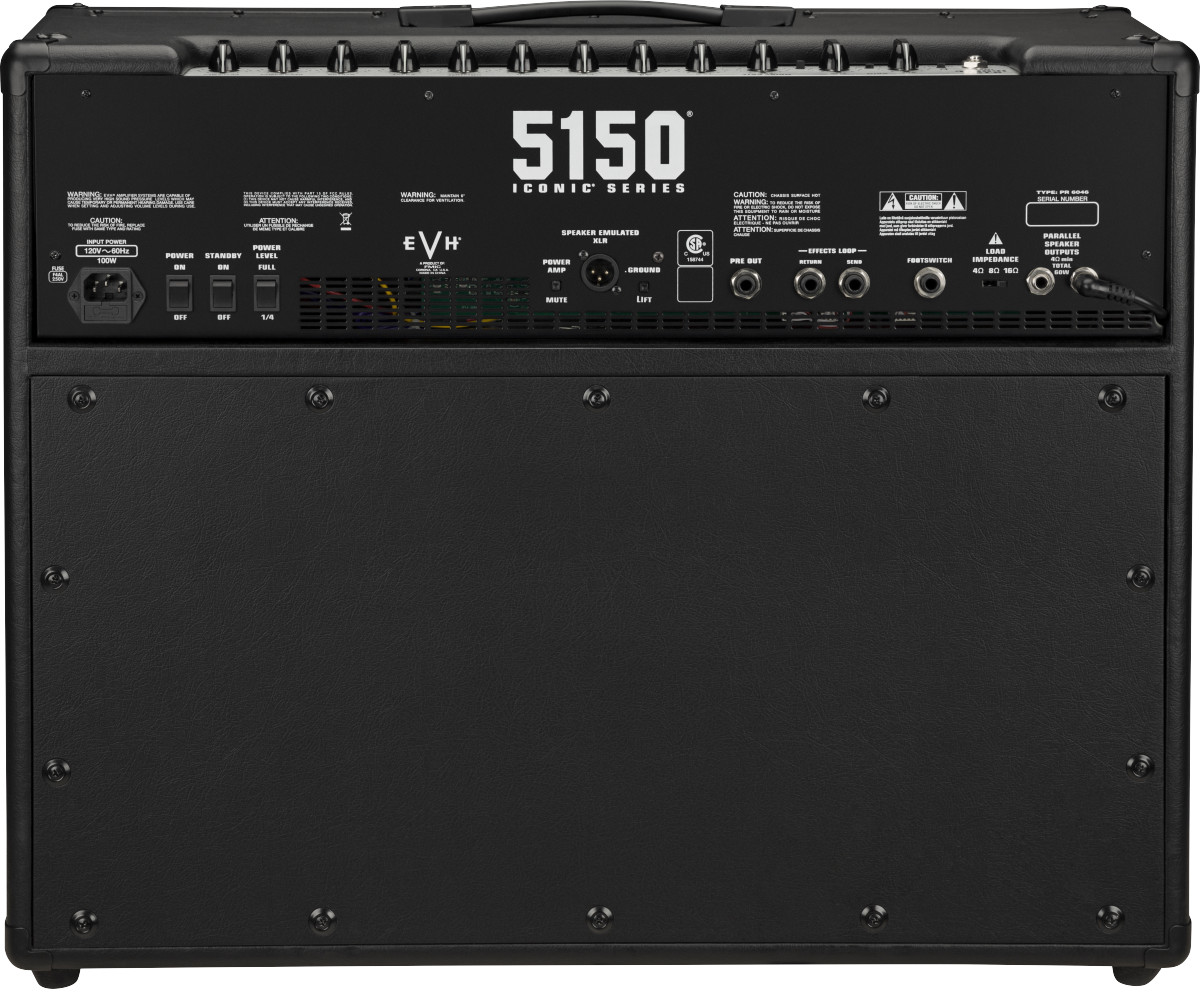 5150® Iconic® Series 60W 2X12 Combo, Black, 230V EUR