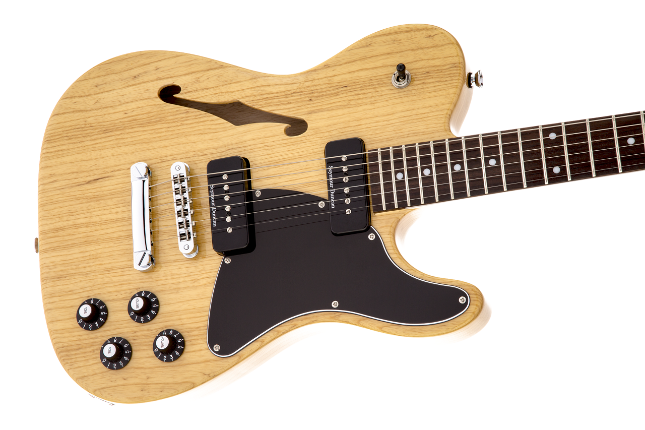 Jim Adkins JA-90 Telecaster® Thinline, Laurel Fingerboard, Natural