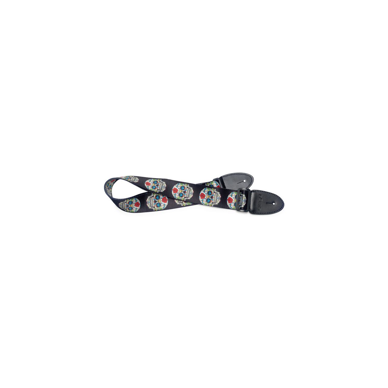 Nylongurt Mex Skull Red Rose