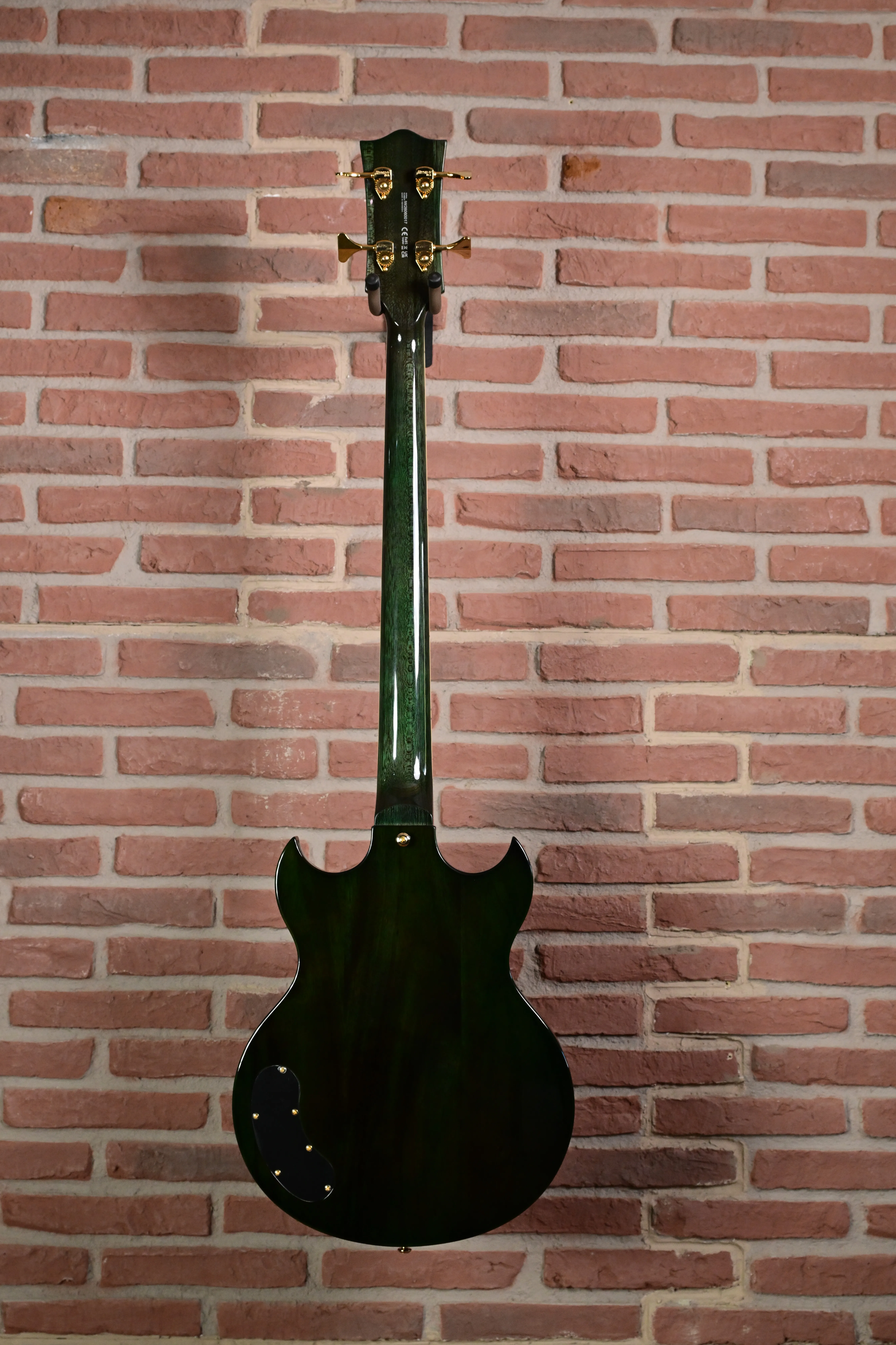 Warlord Bass Transparent Emrald  Green
