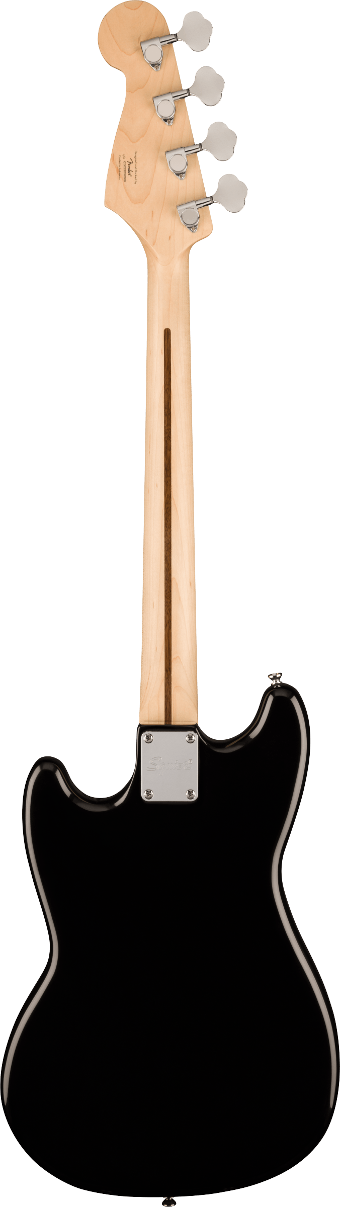 Sonic™ Bronco™ Bass, Laurel Fingerboard, White Pickguard, Black