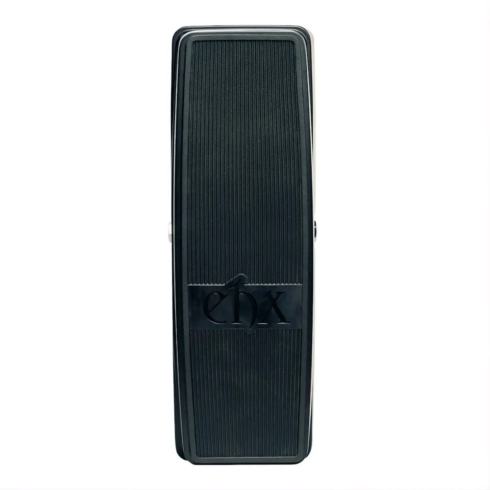 Wah-Wah-Pedal, Gitarreneffektpedal, schwarz, geriffelte Trittfläche, Fußschalter