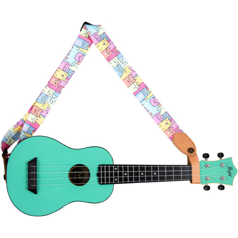 S35 Kitty Polyester Ukulele Strap