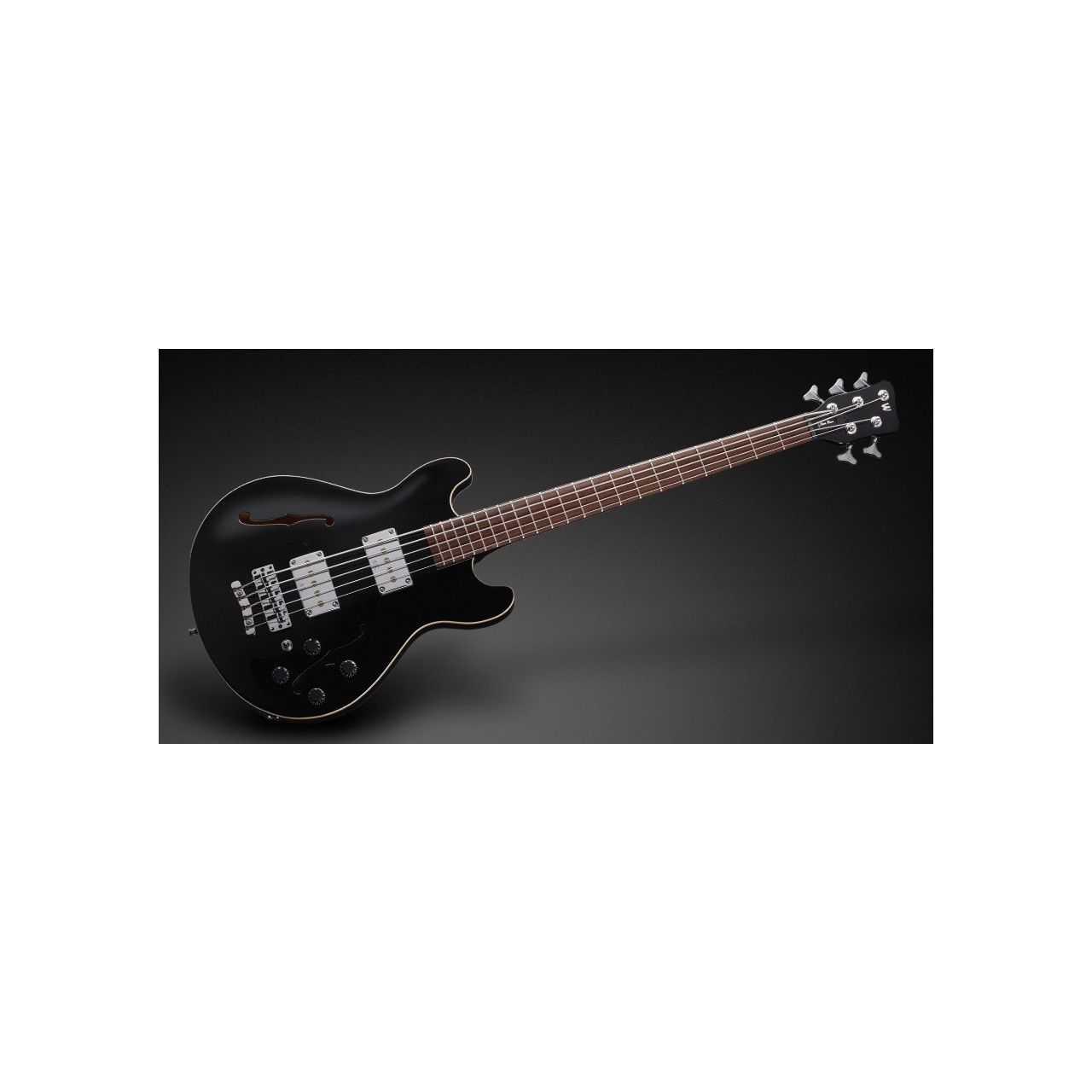 Teambuilt Pro Series Star Bass, 5-String - Solid Black High Polish