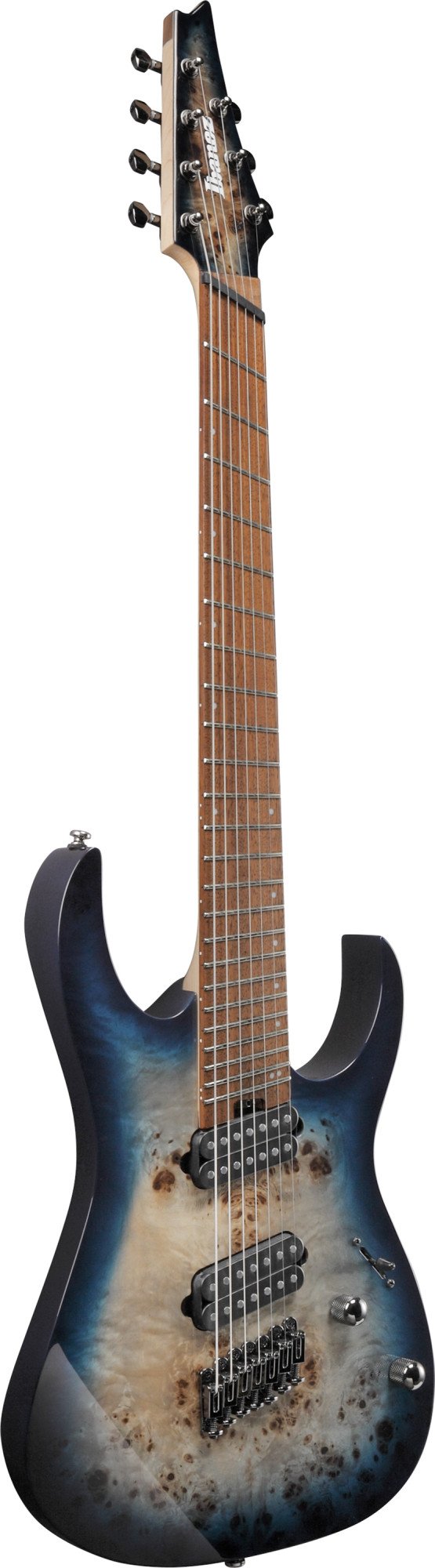 RGMS7PB-CBS Multiscale 7-saitige E-Gitarre Cosmic Blue Star Burst