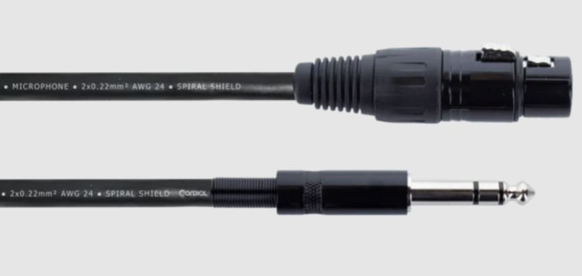 Elements EM 1 FV 6,3mm Klinke symmetrisch / XLRf