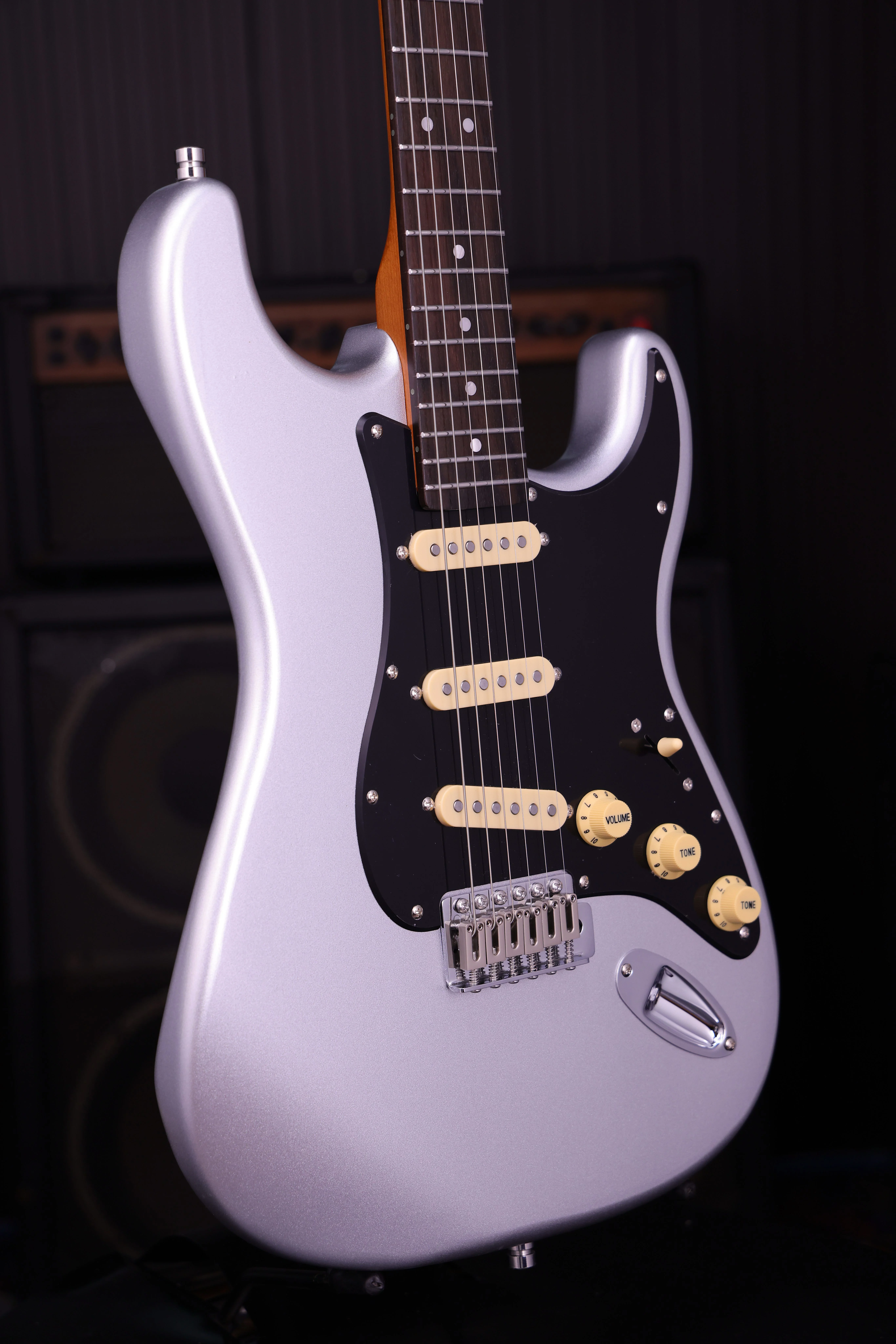 PS-3 Silver SSS ST-Style E-Gitarre