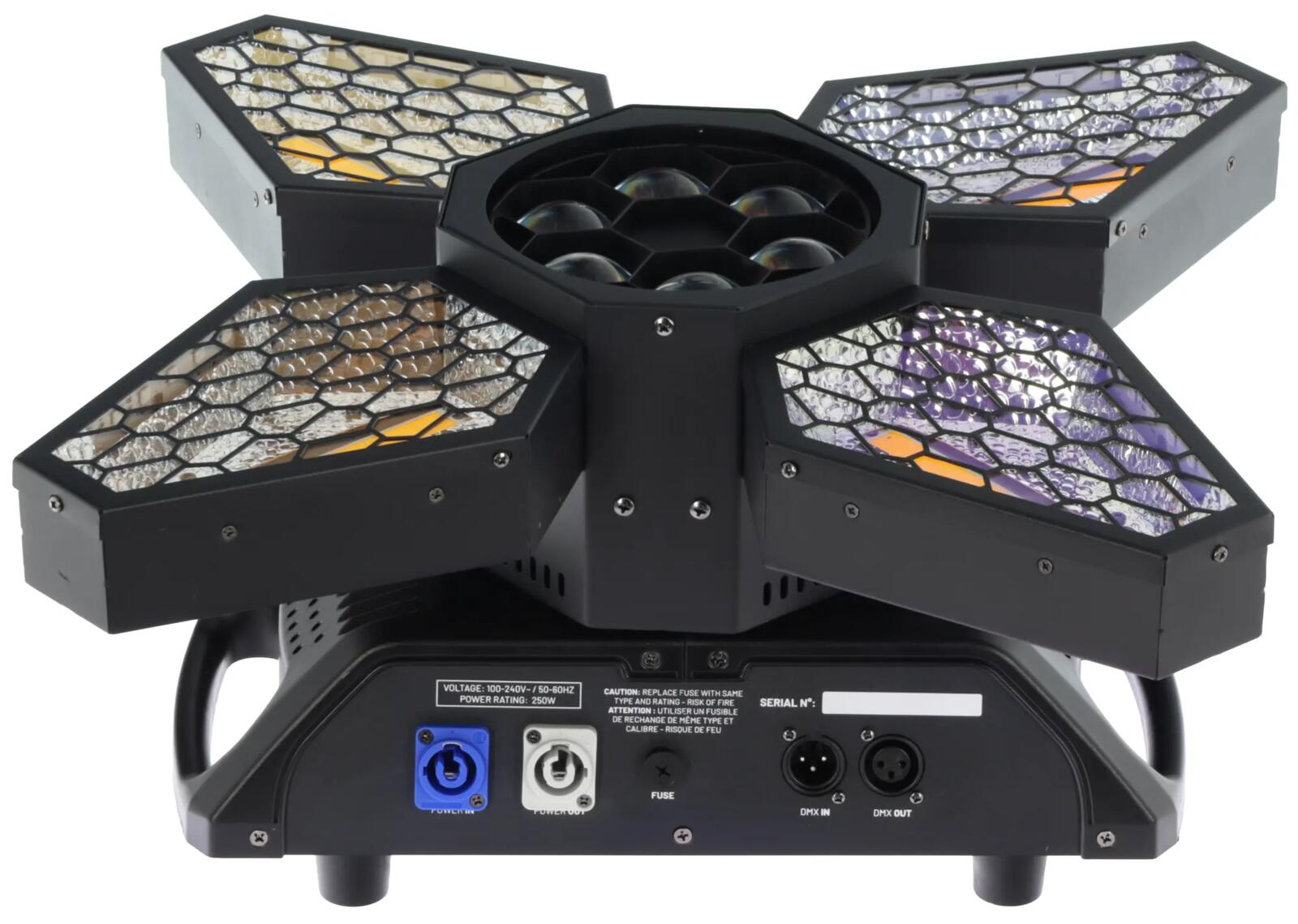 Algam lighting Vintage-Flower Rotierender LED-Multieffekt  