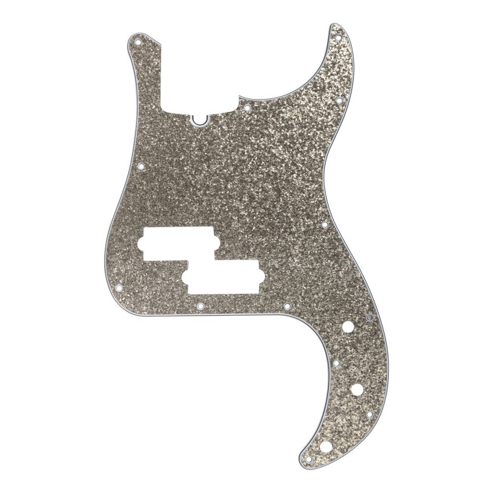 P-Bass Pickguard (DPP PB SIS), Silver Sparkle