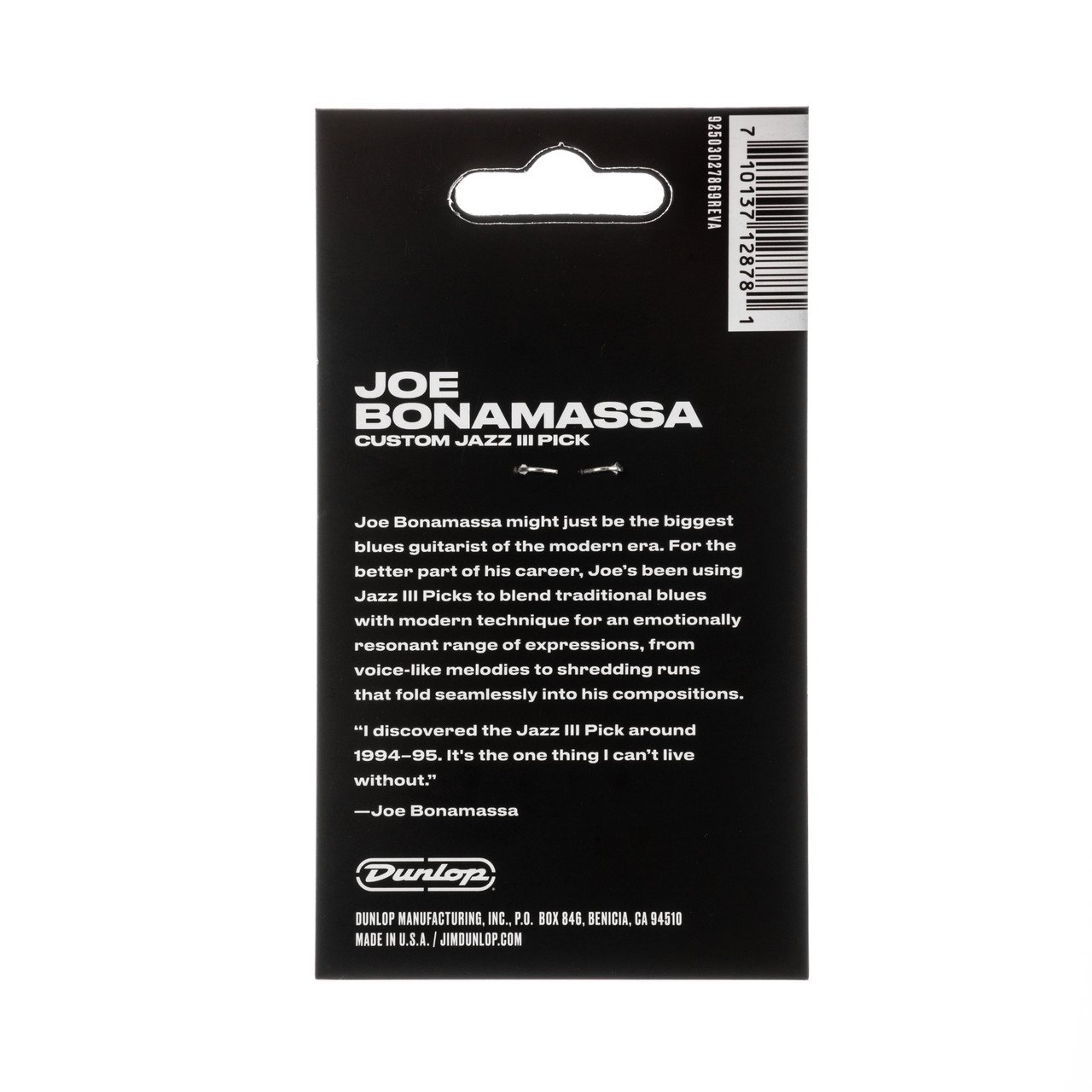 Joe Bonamassa Custom Jazz III Picks, Varierty Pick (6)