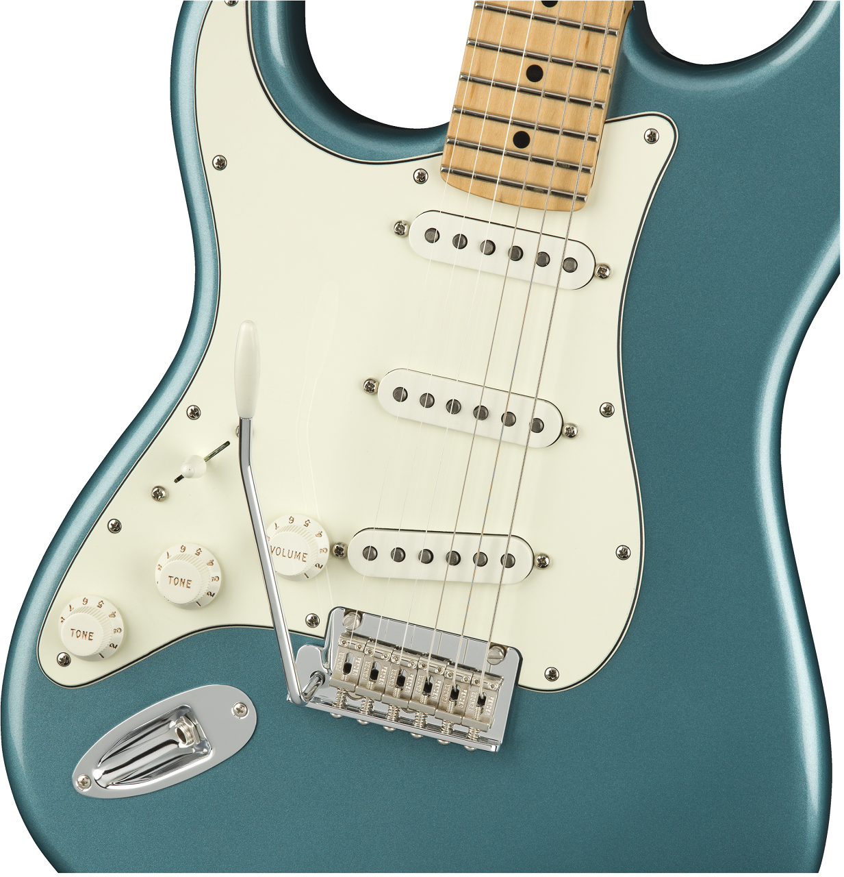 Player Stratocaster® Left-Handed, Maple Fingerboard, Tidepool 