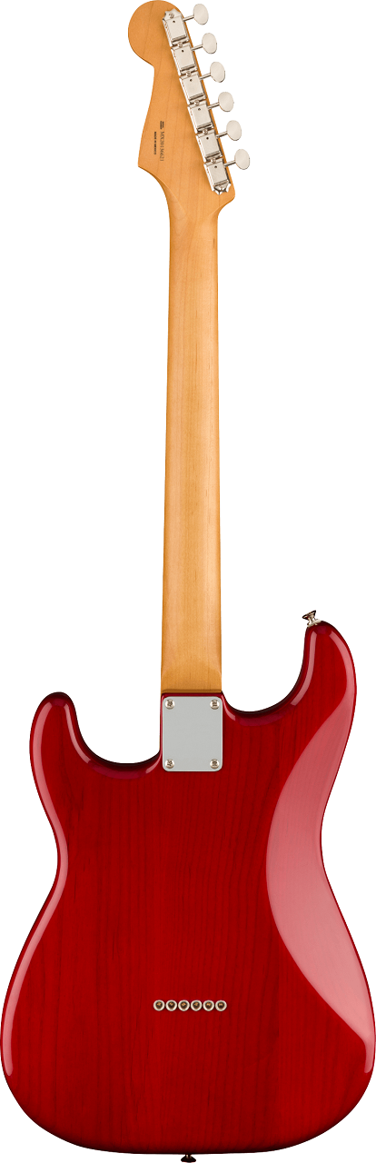 Noventa Stratocaster®, Pau Ferro Fingerboard, Crimson Red Transparent