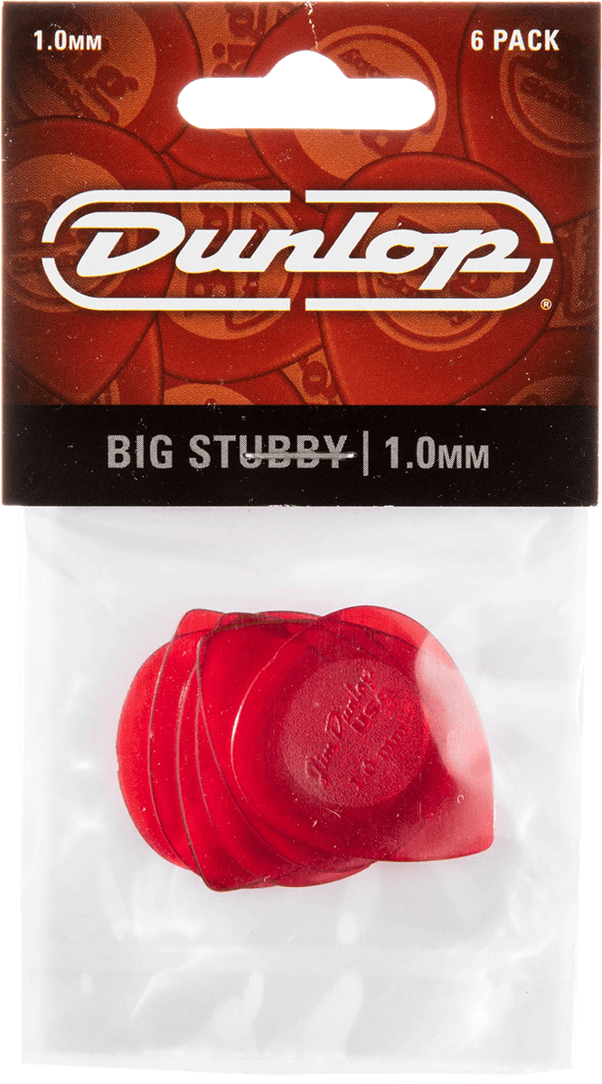 Big Stubby Players picks 6 Stück rot 1,00