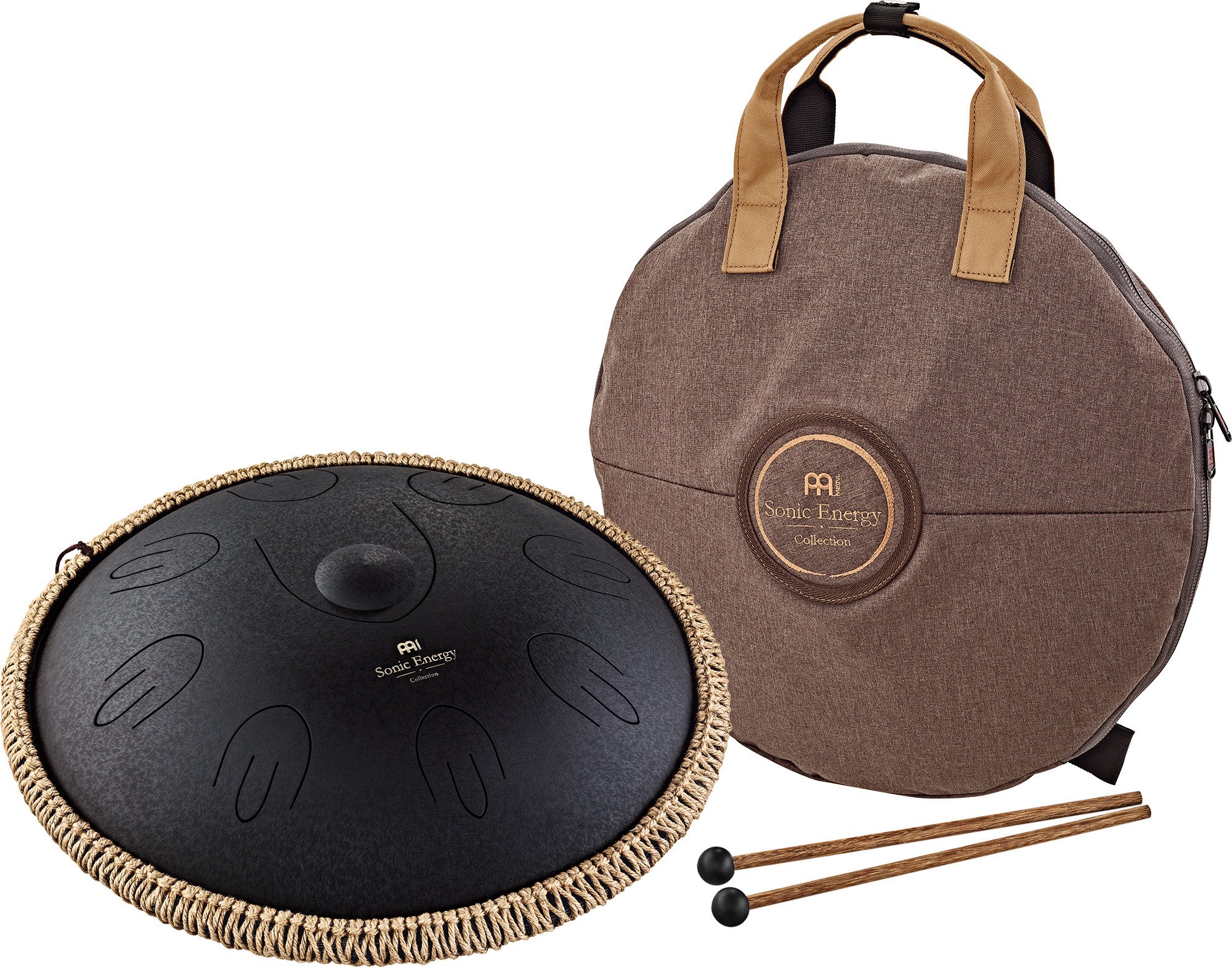 OSTD1BK Octave Steel Tongue Drum Schwarz D Kurd 9 Töne 440 Hz