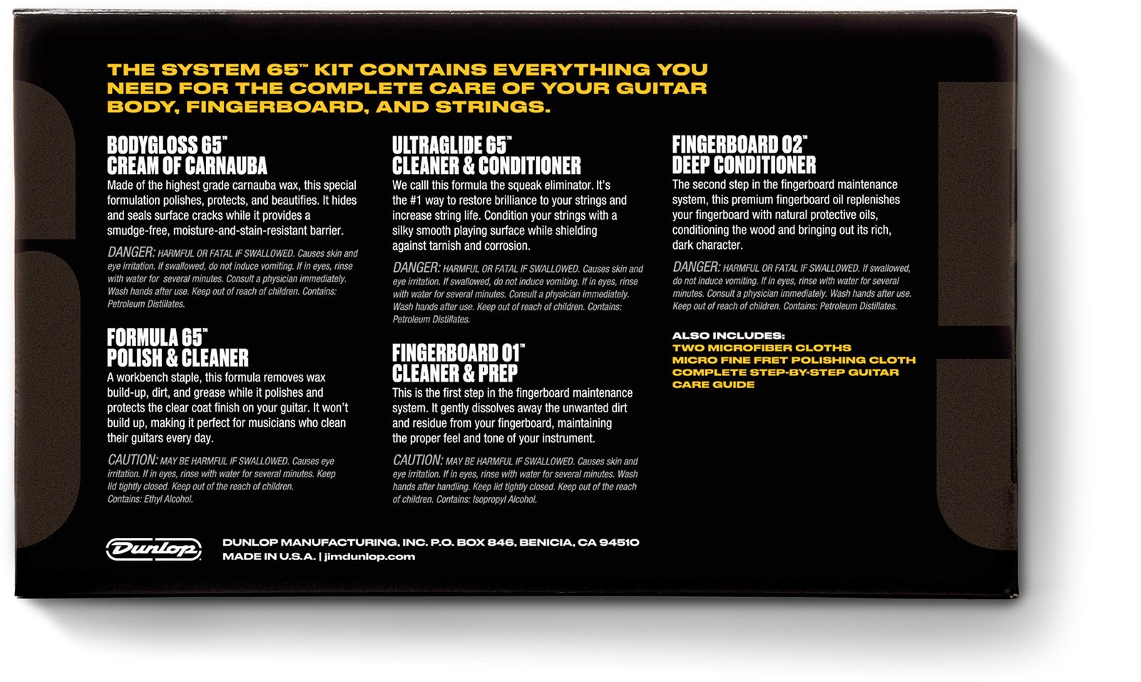System 65 Guitar Maintenance Kit