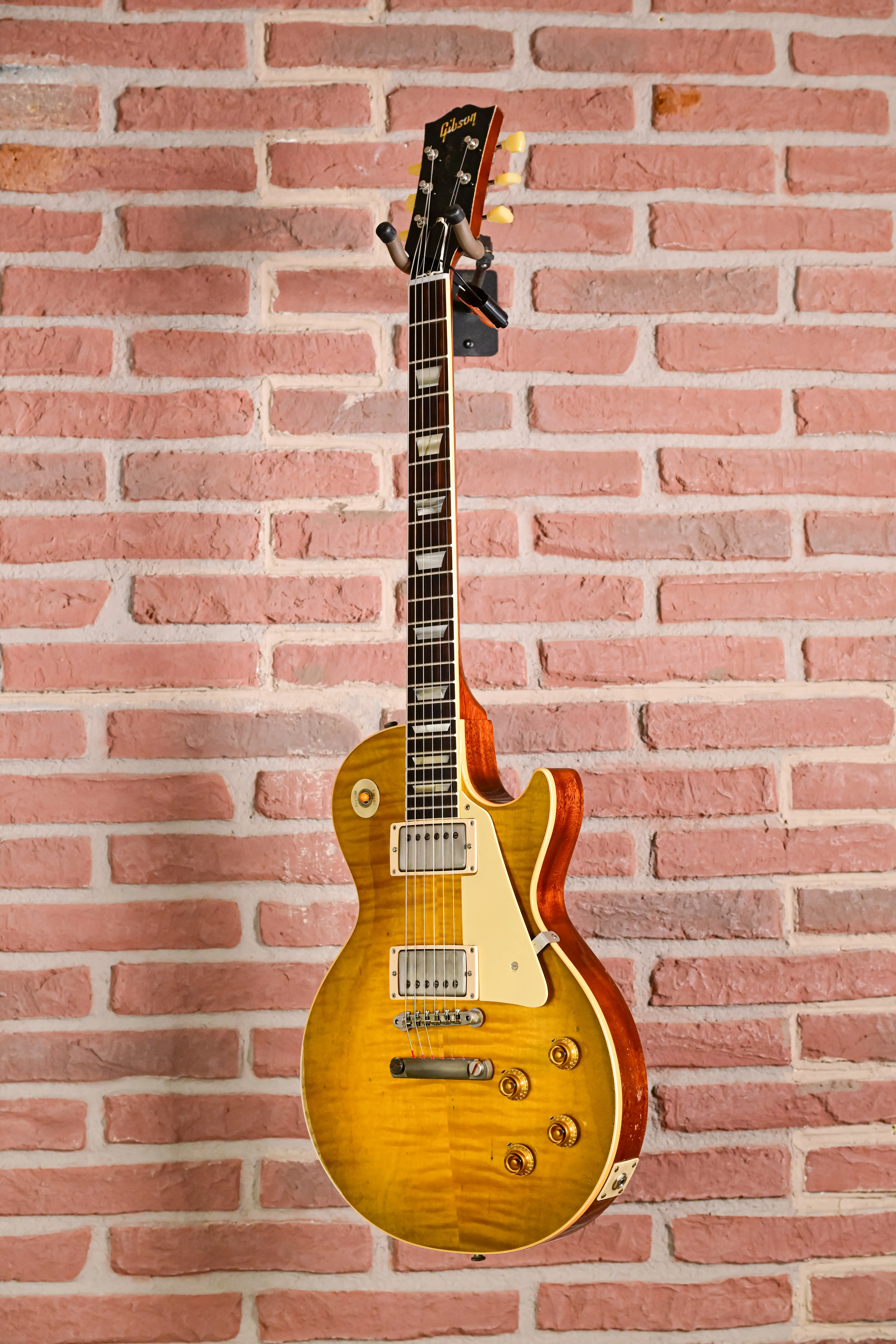 1959 Les Paul Standard Reissue Heavy Aged Green Lemon Fade Custom Shop