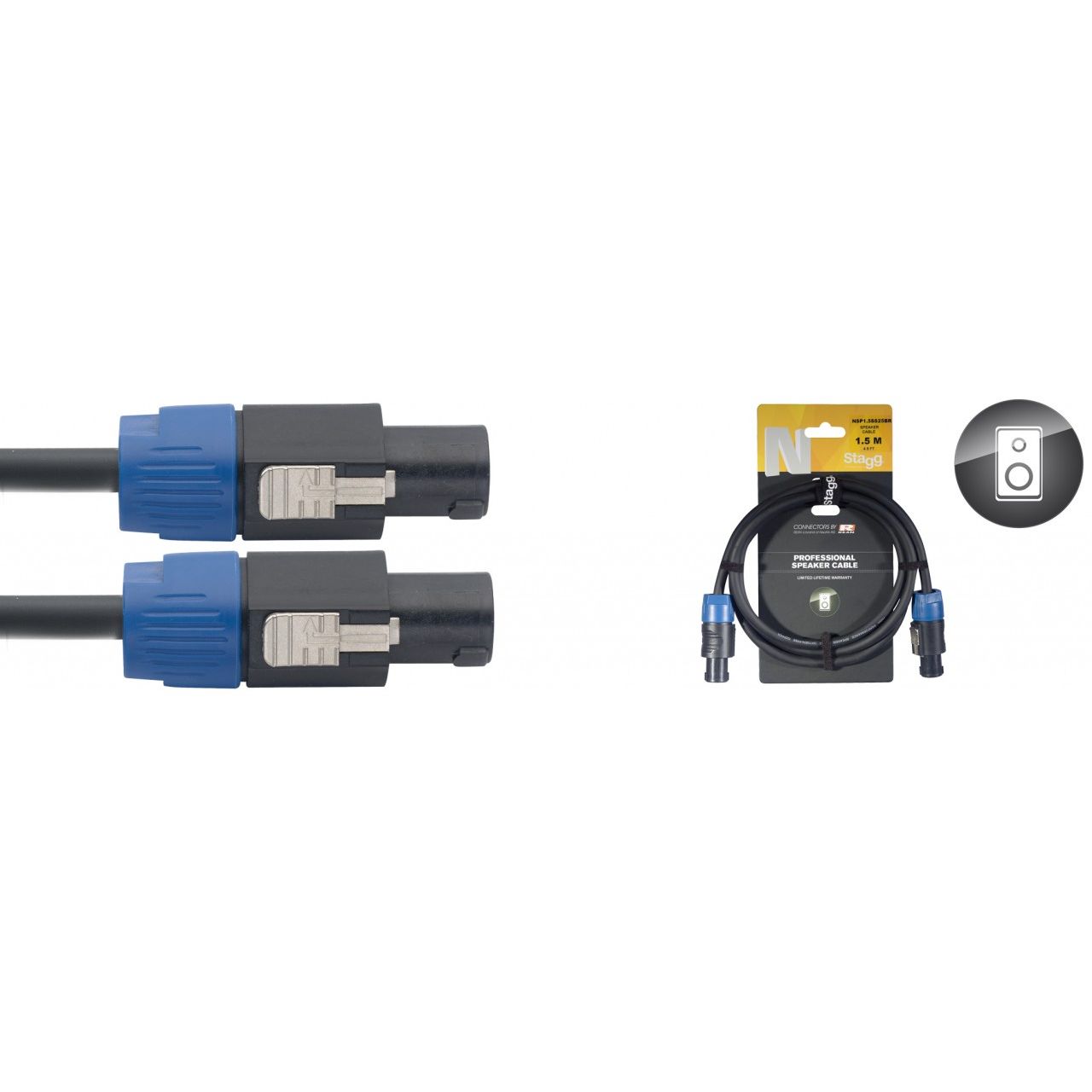Lautsprecherkabel 2x2,5mm² - SpeakON - 1,5m