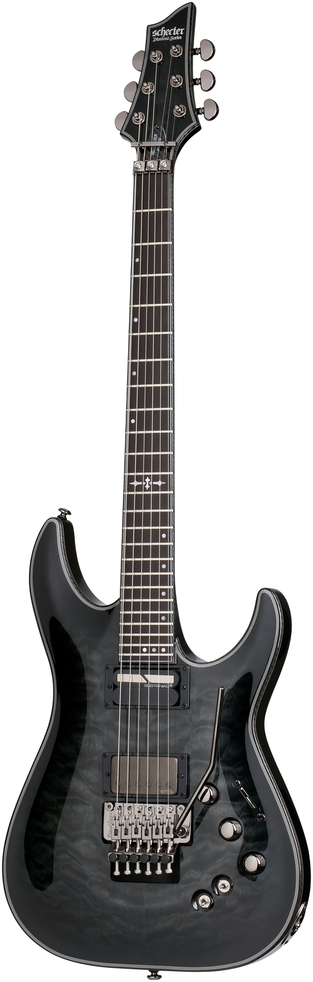 Hellraiser Hybrid C-1 FR S Trans Black Burst E-Gitarre