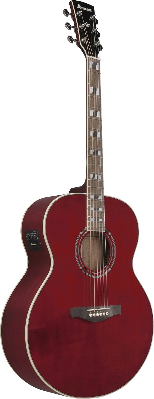 AJ70M1E-WR Wine Red Artwood Jumbo Westerngitarre