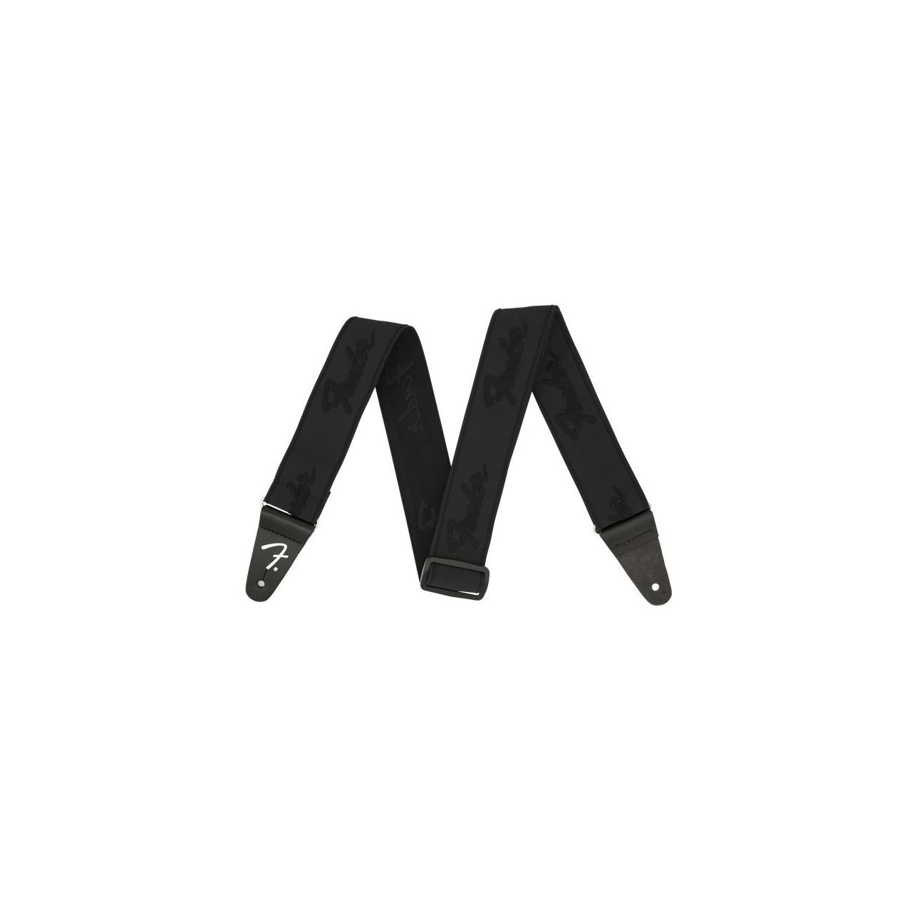 WeighLess™ 2" Running Logo Strap, Black/Black