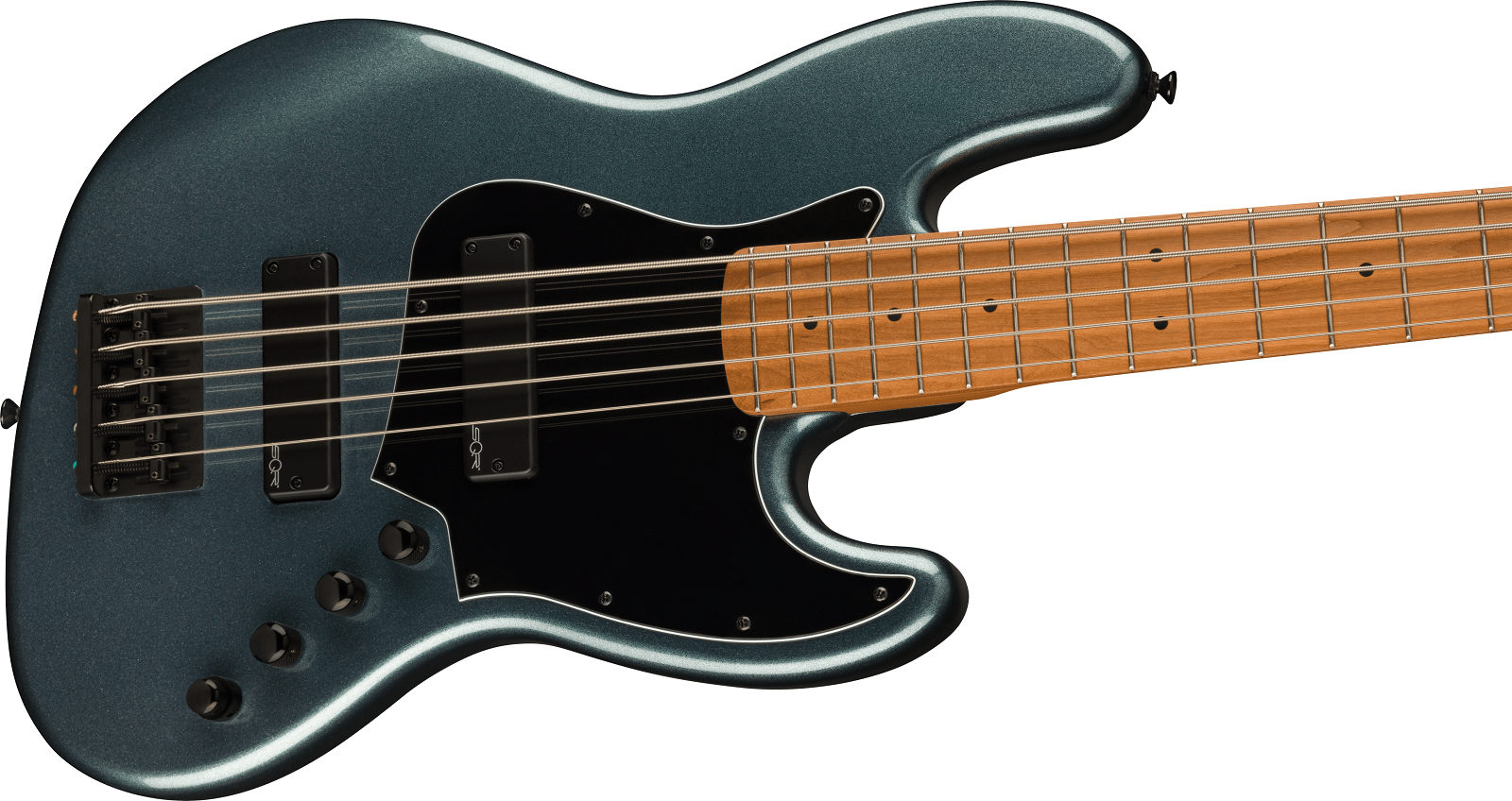 Contemporary Active Jazz Bass® HH V, Gunmetal Metallic