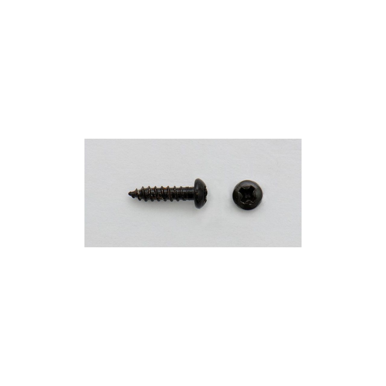 SRD7B Vintage Mechaniken-Schraube, 2,5 x 10 mm, schwarz