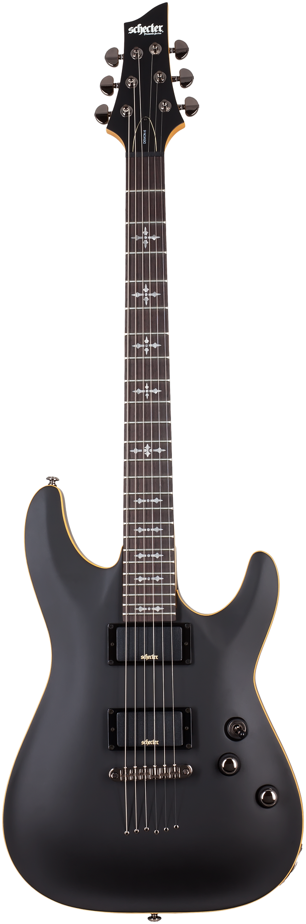 Demon 6, Aged Black Satin - E-Gitarre