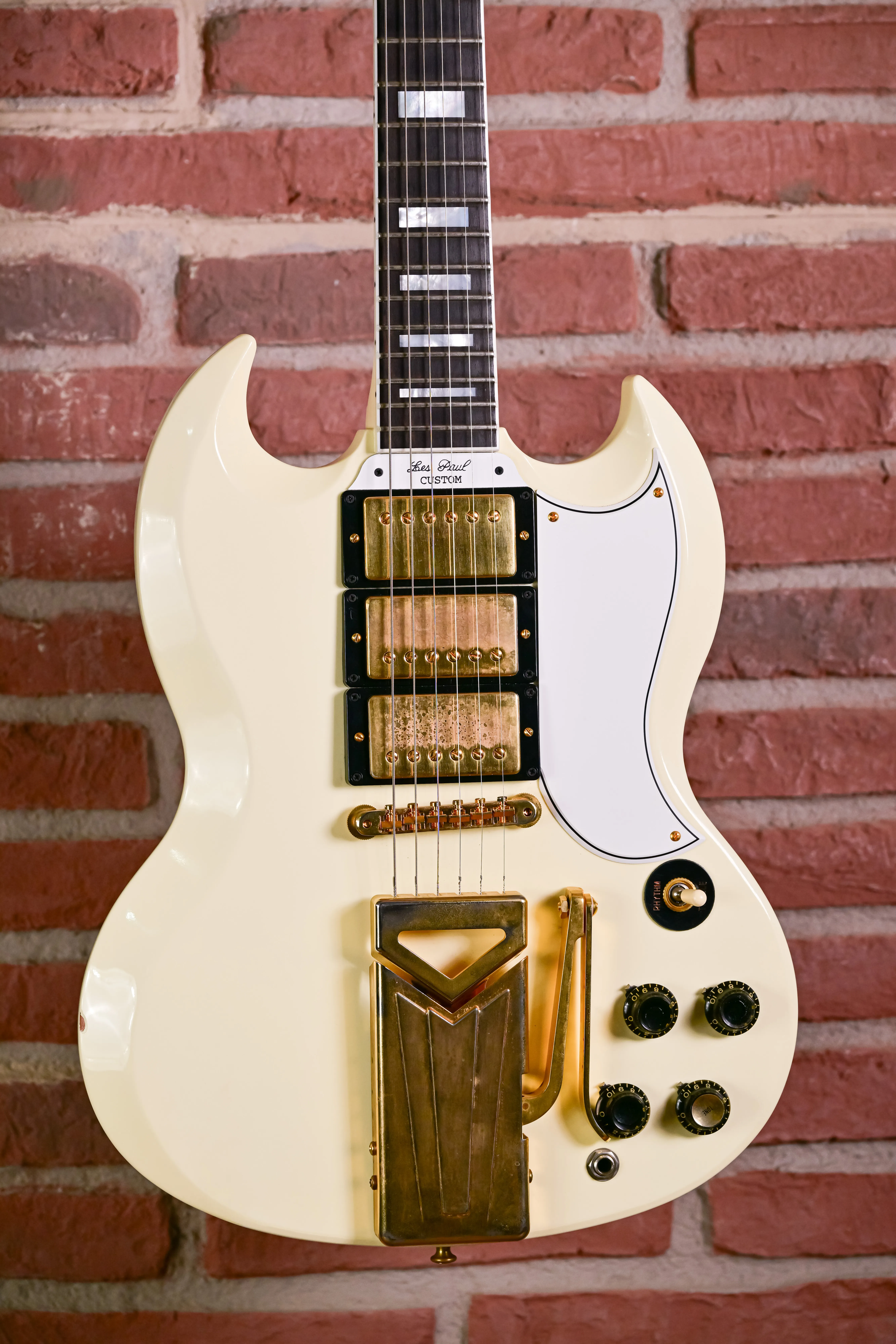 60th Anniversary 1961 SG Les Paul Custom VOS Polaris White B-Stock
