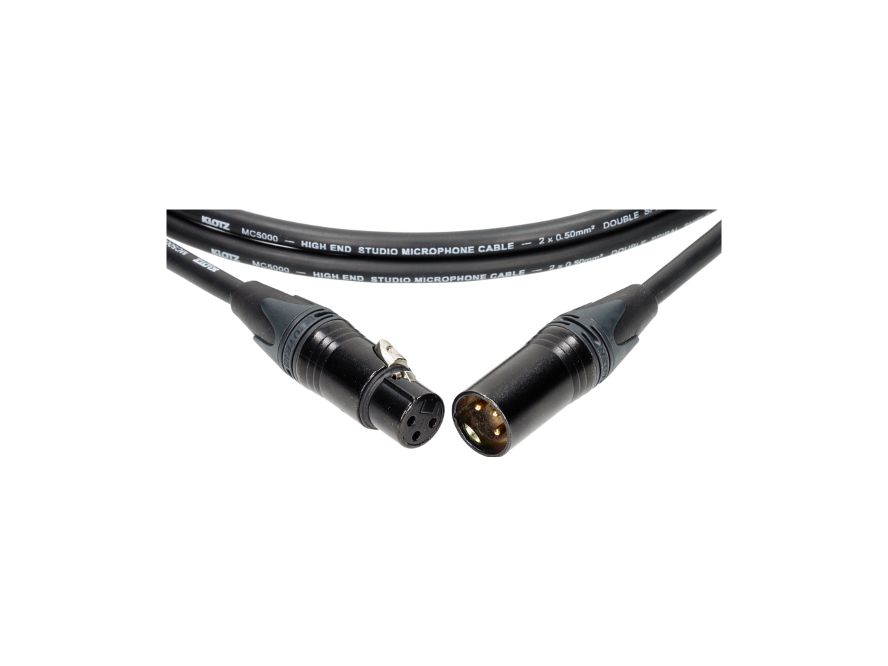 M5 supreme Mikrofonkabel mit doppelter Schirmung und XLR von Neutrik - 3m