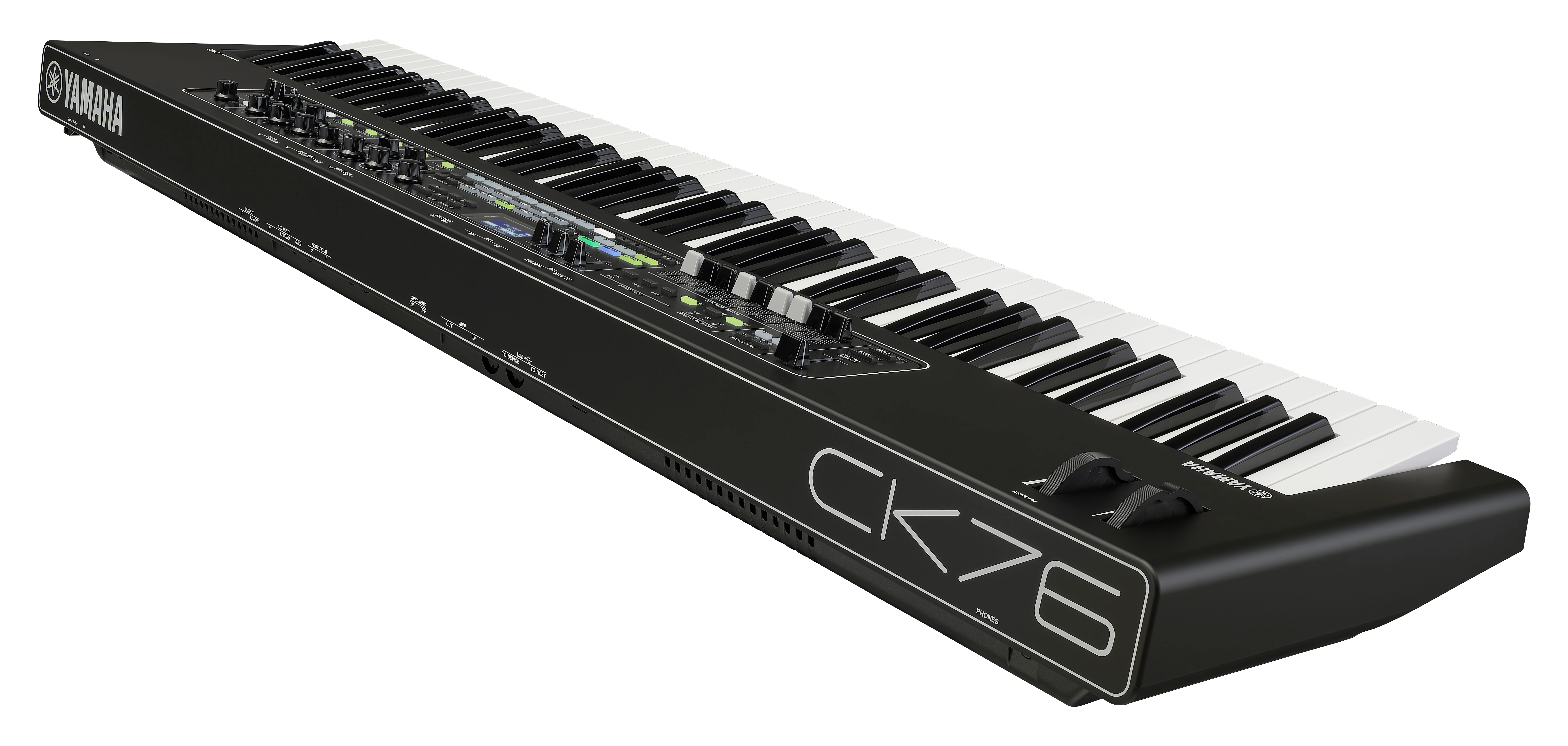 Stagepiano, Schwarzes Gehäuse, Tastatur, Pitchbend-Räder, Synthesizer, Stagekeyboard, Synthesizer, Schwarzes Gehäuse, Tastatur, Drehregler
