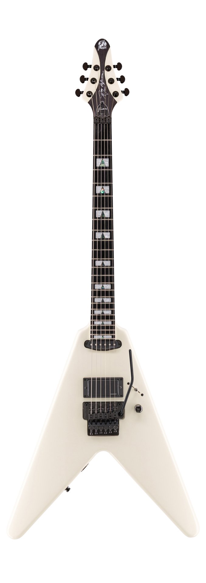Artist Line Breaker WH-1 - Solid Creme White High Polish E-Gitarre