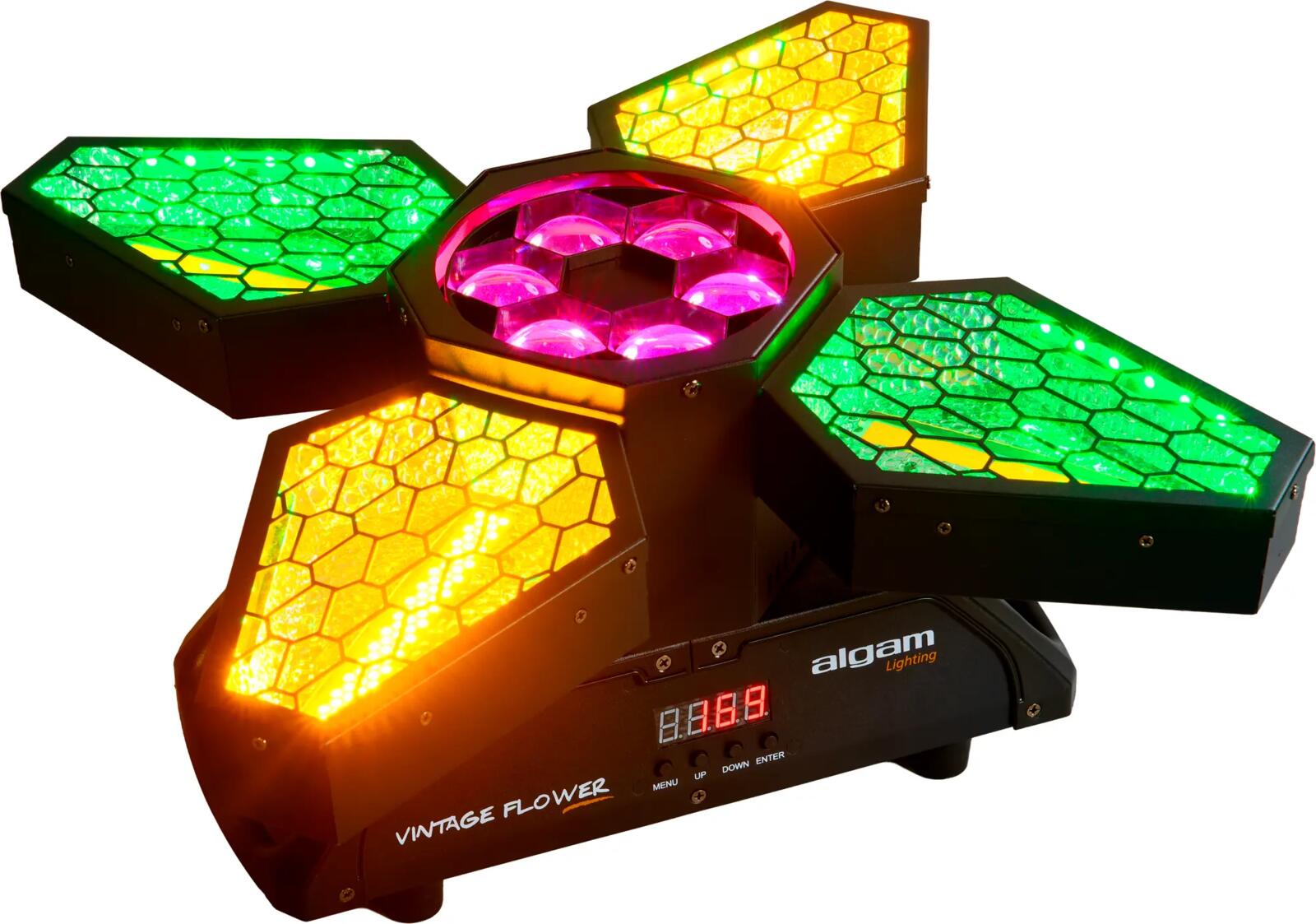 Algam lighting Vintage-Flower Rotierender LED-Multieffekt  