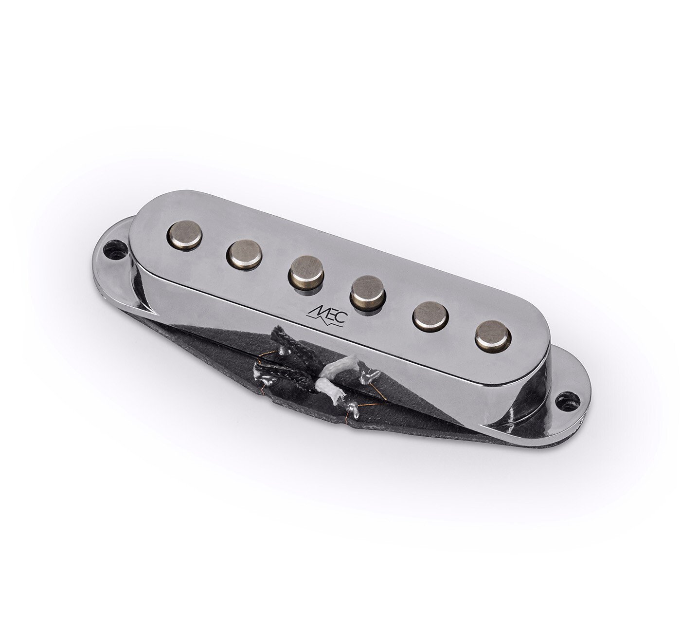 Classic Alnico V Single Coil Guitar Pickup Neck & Bridge - Chrome Cover