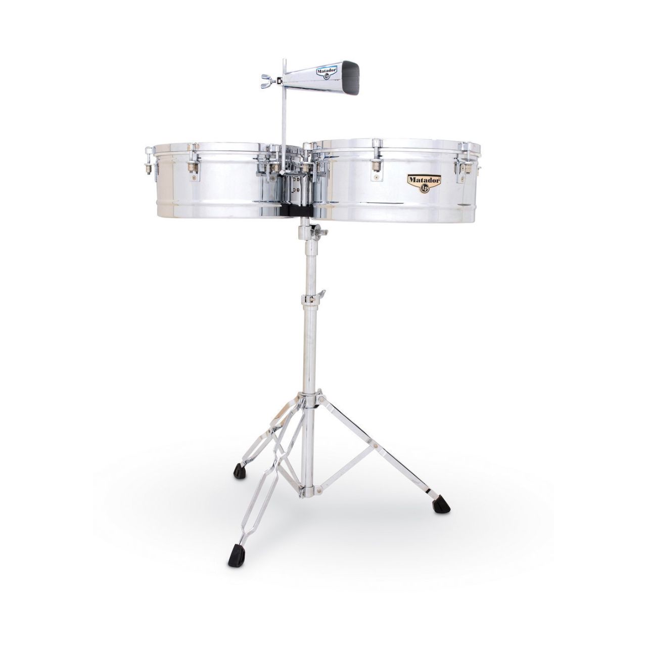 14" / 15" Matador Timbales Chrom M257 inkl. Stativ 
