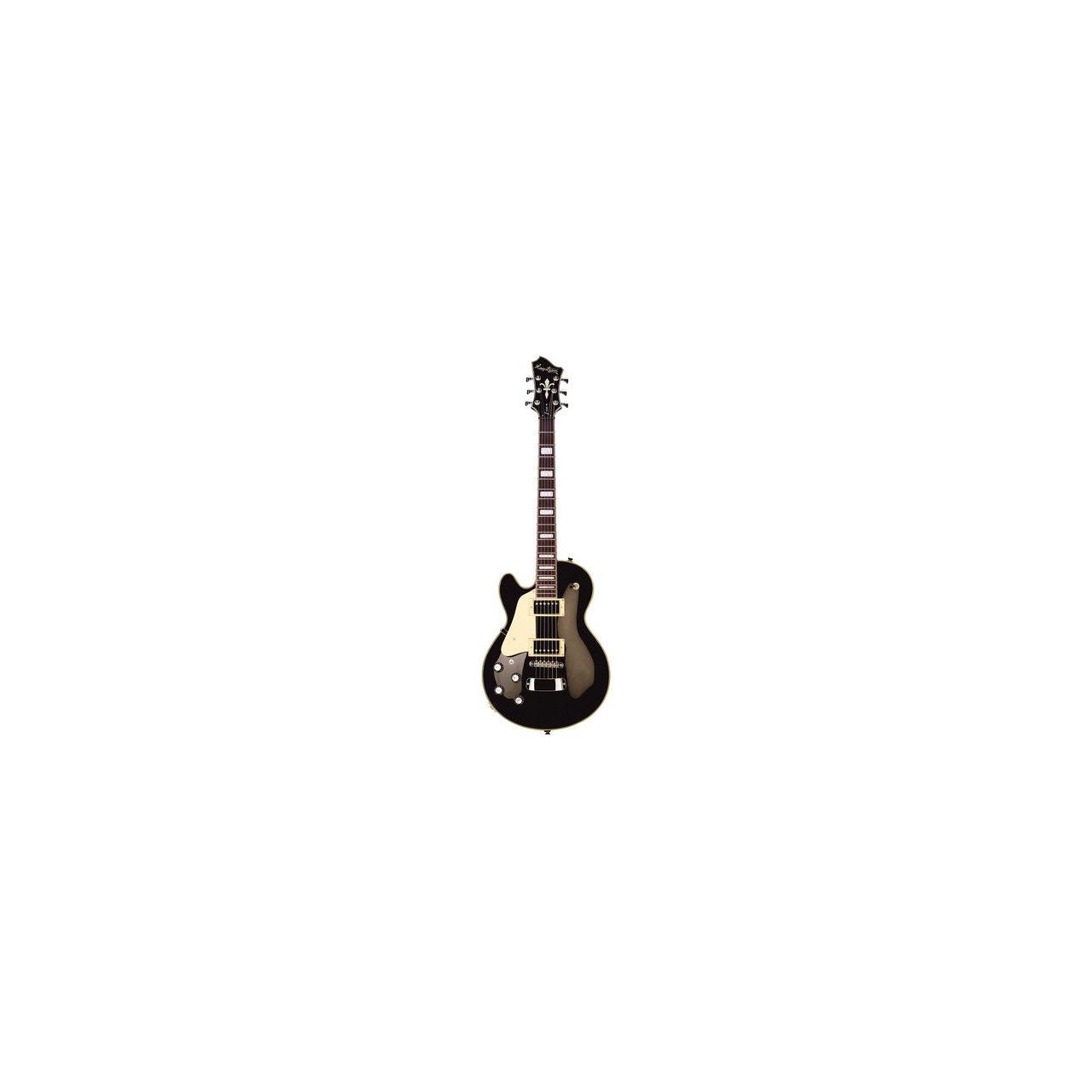 Super Swede Lefthand E-Gitarre in Schwarz