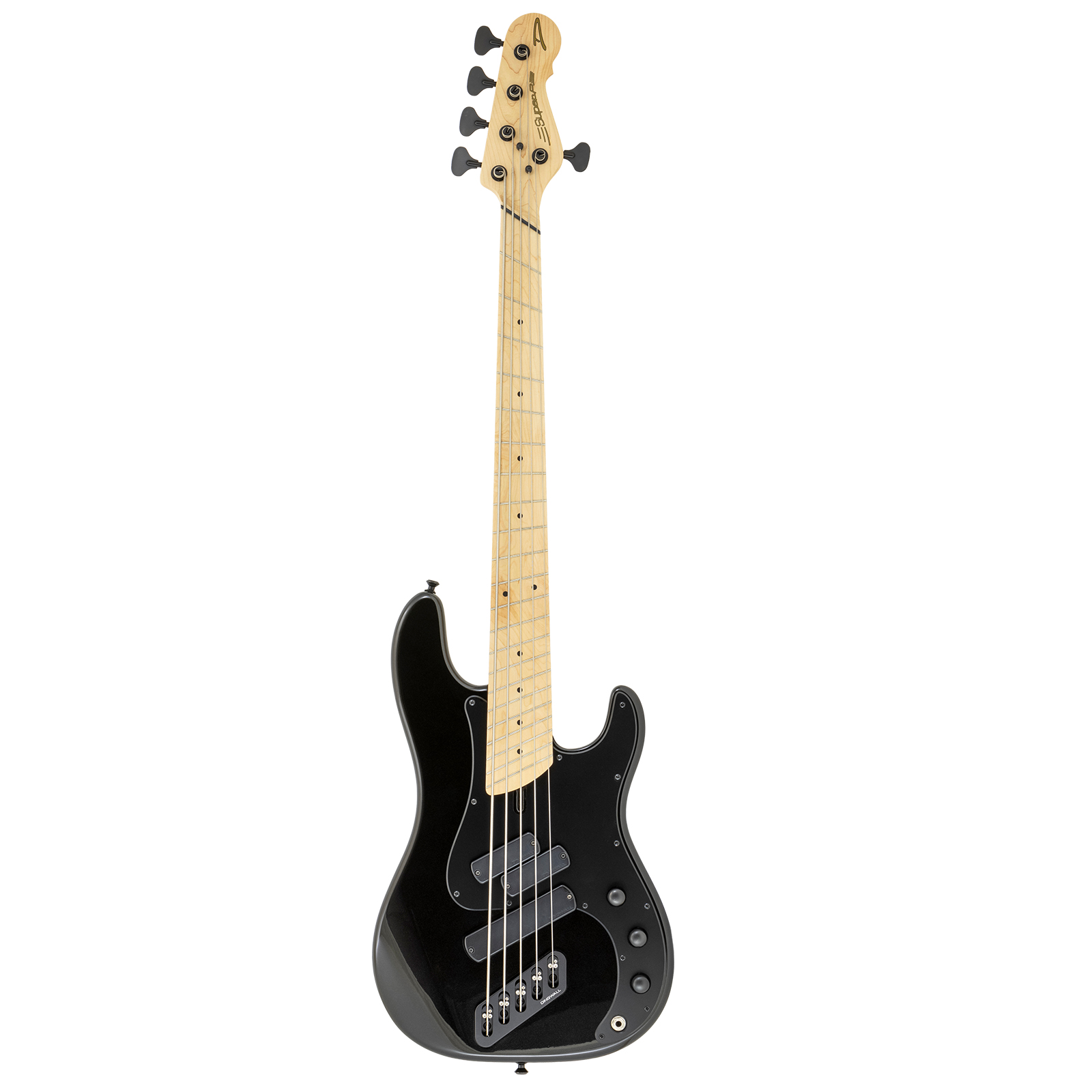 SP1 Maple 5-string Bass Gloss Metallic Black