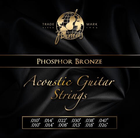 Phosphor Bronze Acoustic Guitar String Set - 12-String 010-047