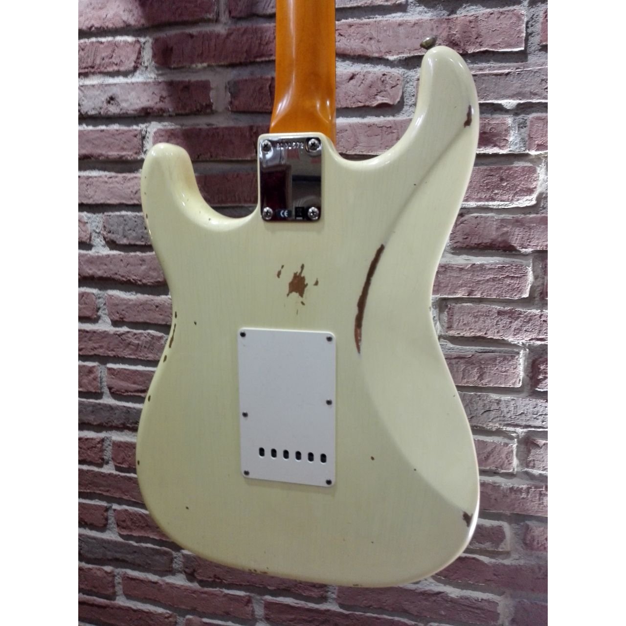 '63 Stratocaster Relic, Rosewood, Vintage White 