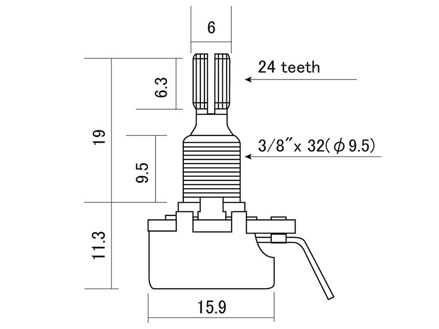 CTS-2501 USA Potentiometer