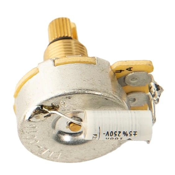 250K Short-Shaft Potentiometer with .1 uF Capacitor