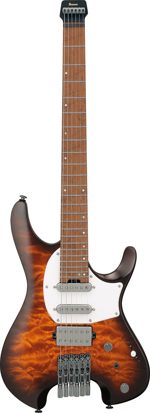 Q54WQM-DEL Dragon Eye Burst Q Series Headless E-Gitarre