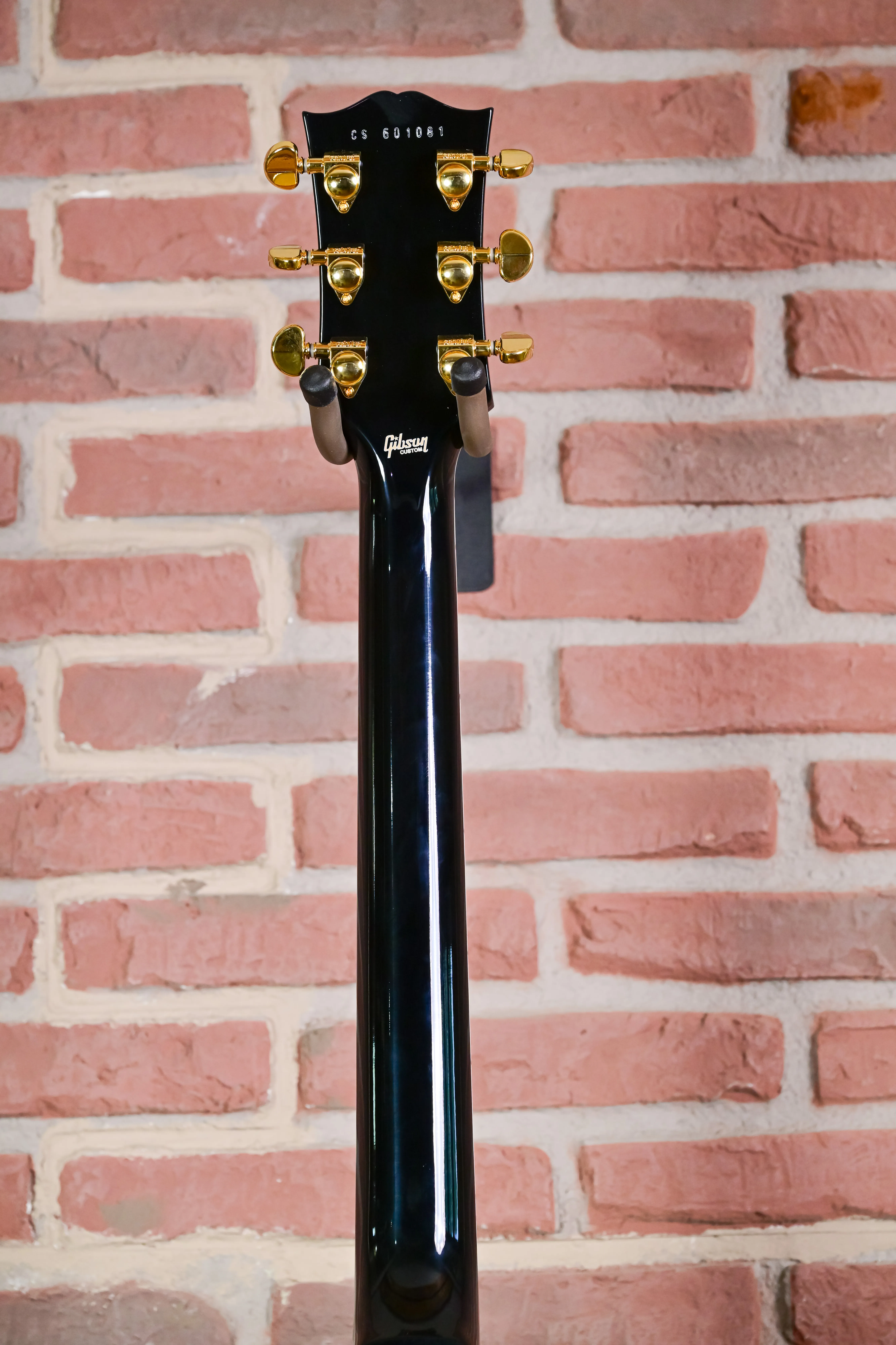 Les Paul Custom Long Scale Ebony Gloss Gold Hardware Custom Shop