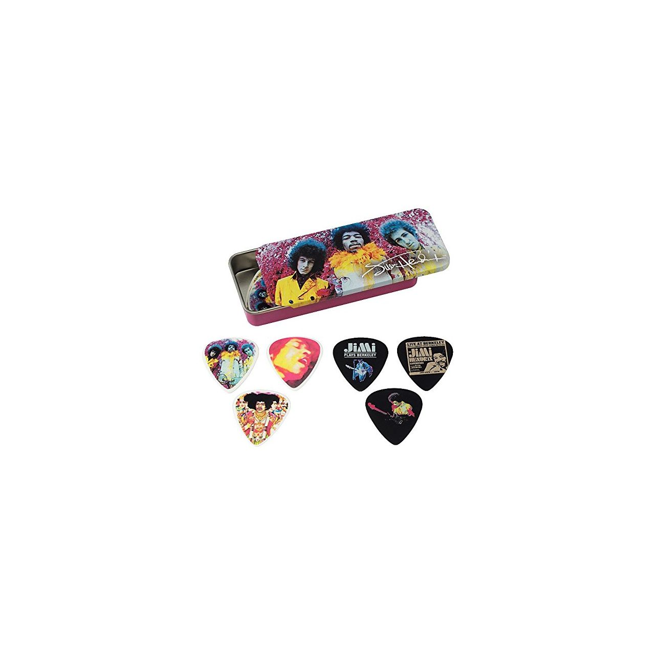 Jimi Hendrix Experienced, Medium 1 tins a 12 Picks