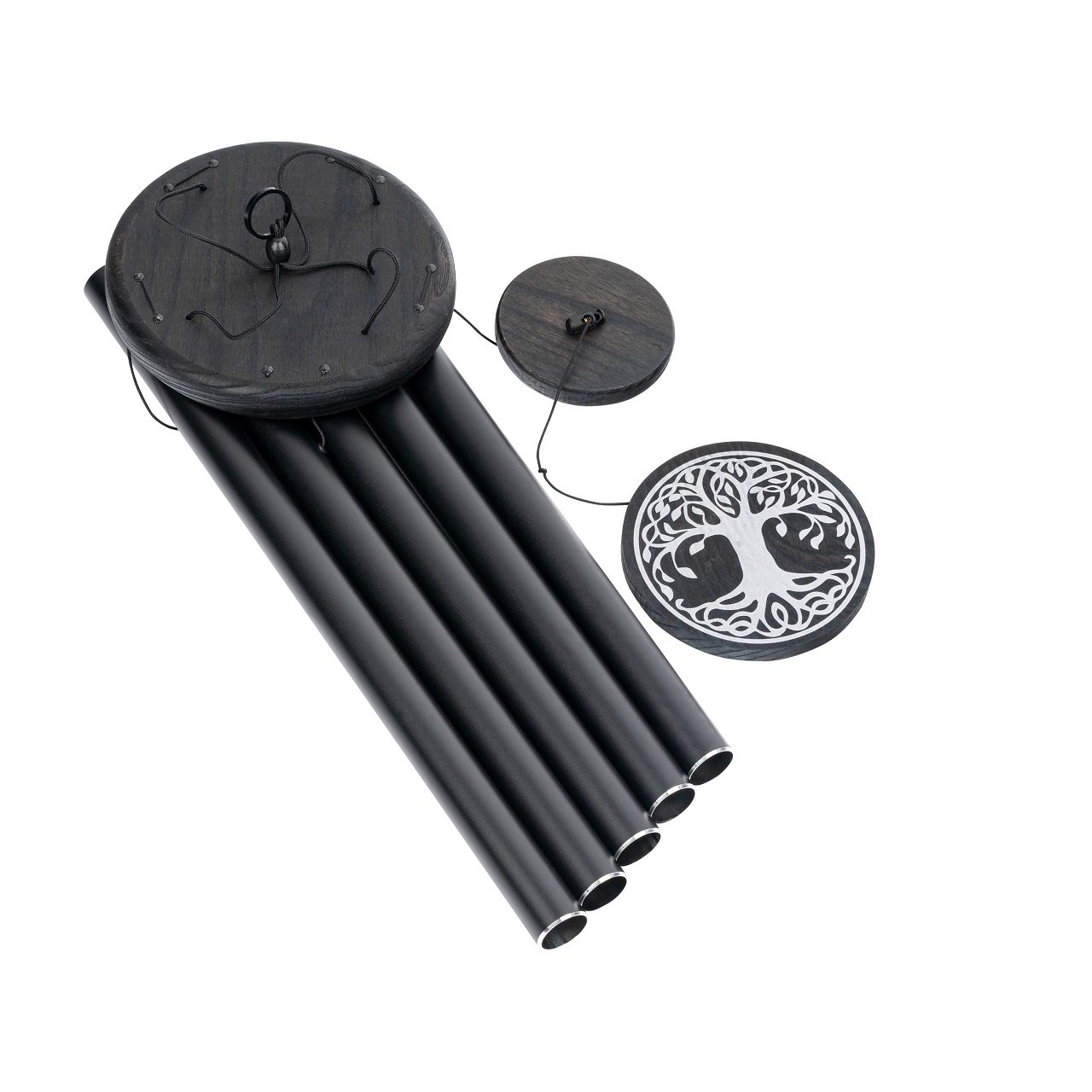 Tree of Life Meditation Chime 36" / 90 cm, Schwarz