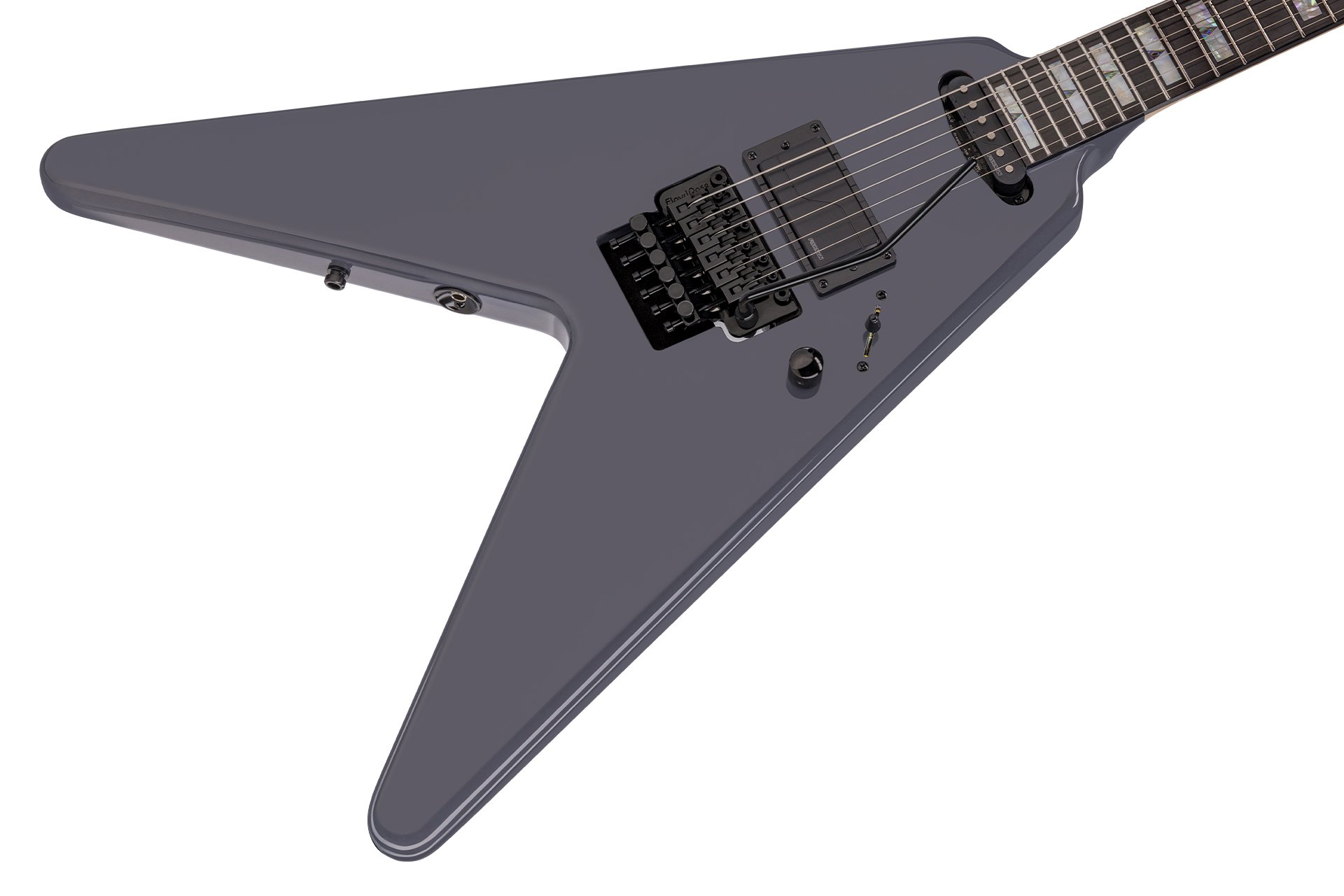 Artist Line Shark Series WH-1, w/ Floyd Rose - Solid Overland Gray High Polish