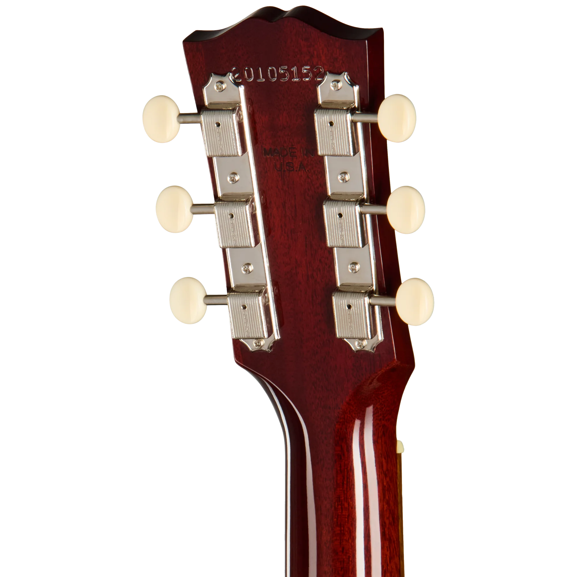 Gibson Original 50s LG-2 Vintage Sunburst - Rückseite der Kopfplatte