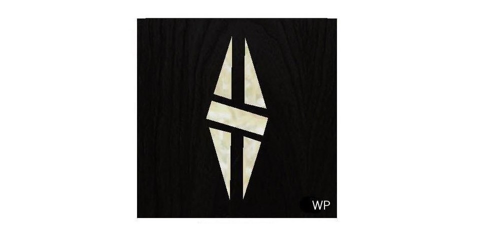 Inlay Stickers, Headstock-Diamond Hatch (WS)