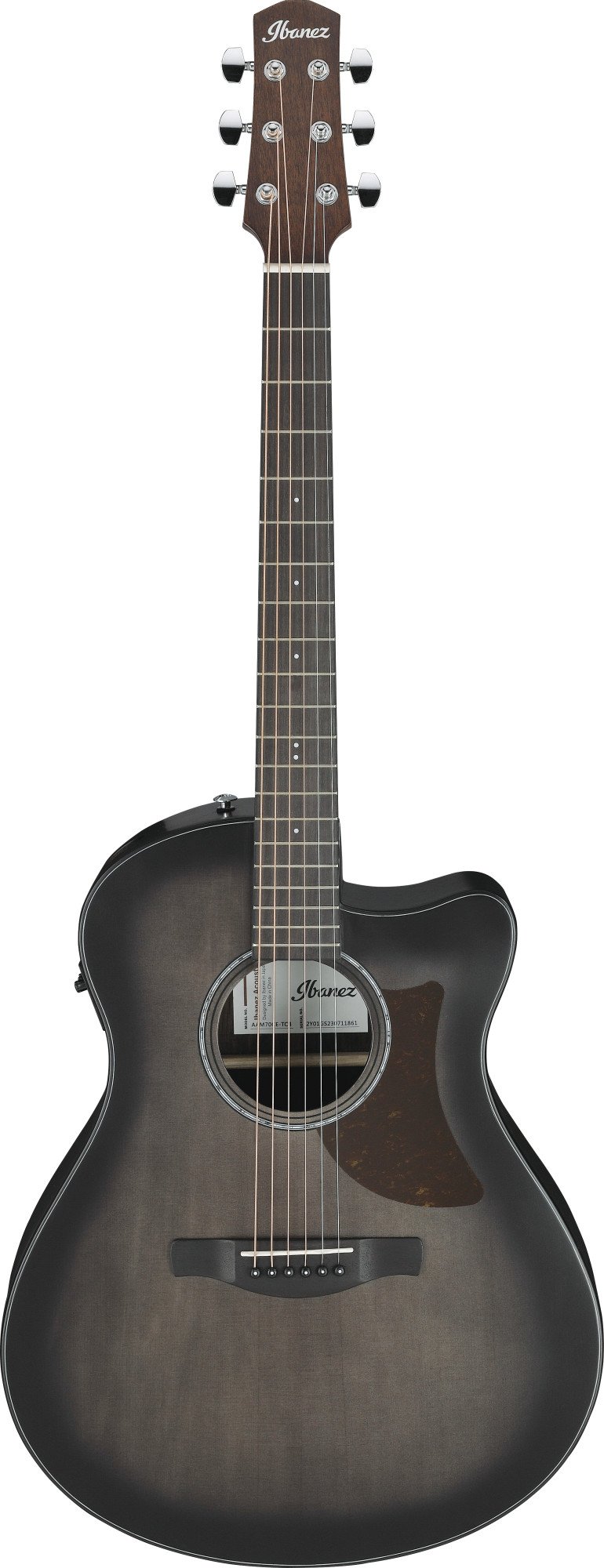 AAM70CE-TBN Transparent Charcoal Burst Westerngitarre