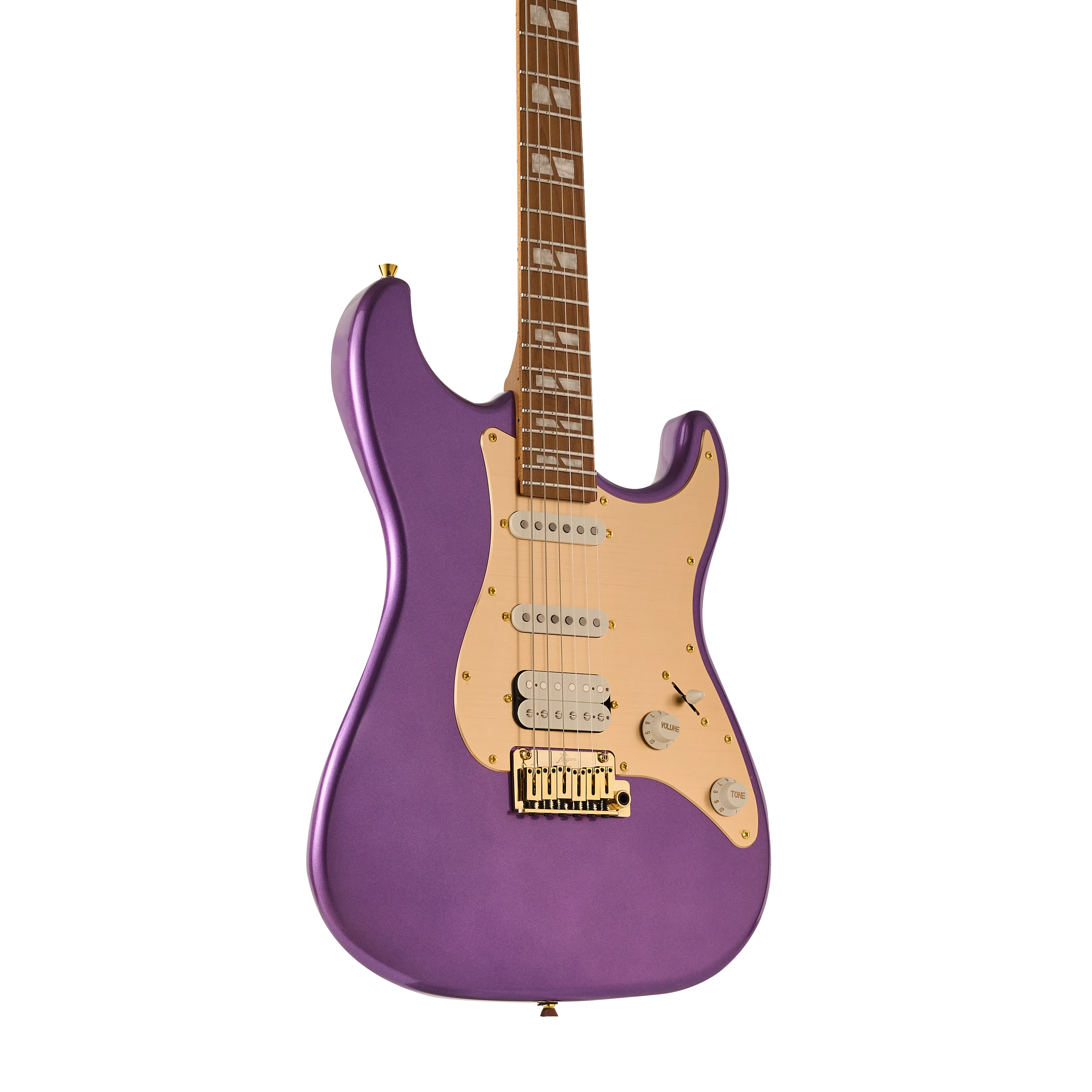 KS-Standard Gold SSH Maple Metallic Black E-Gitarre