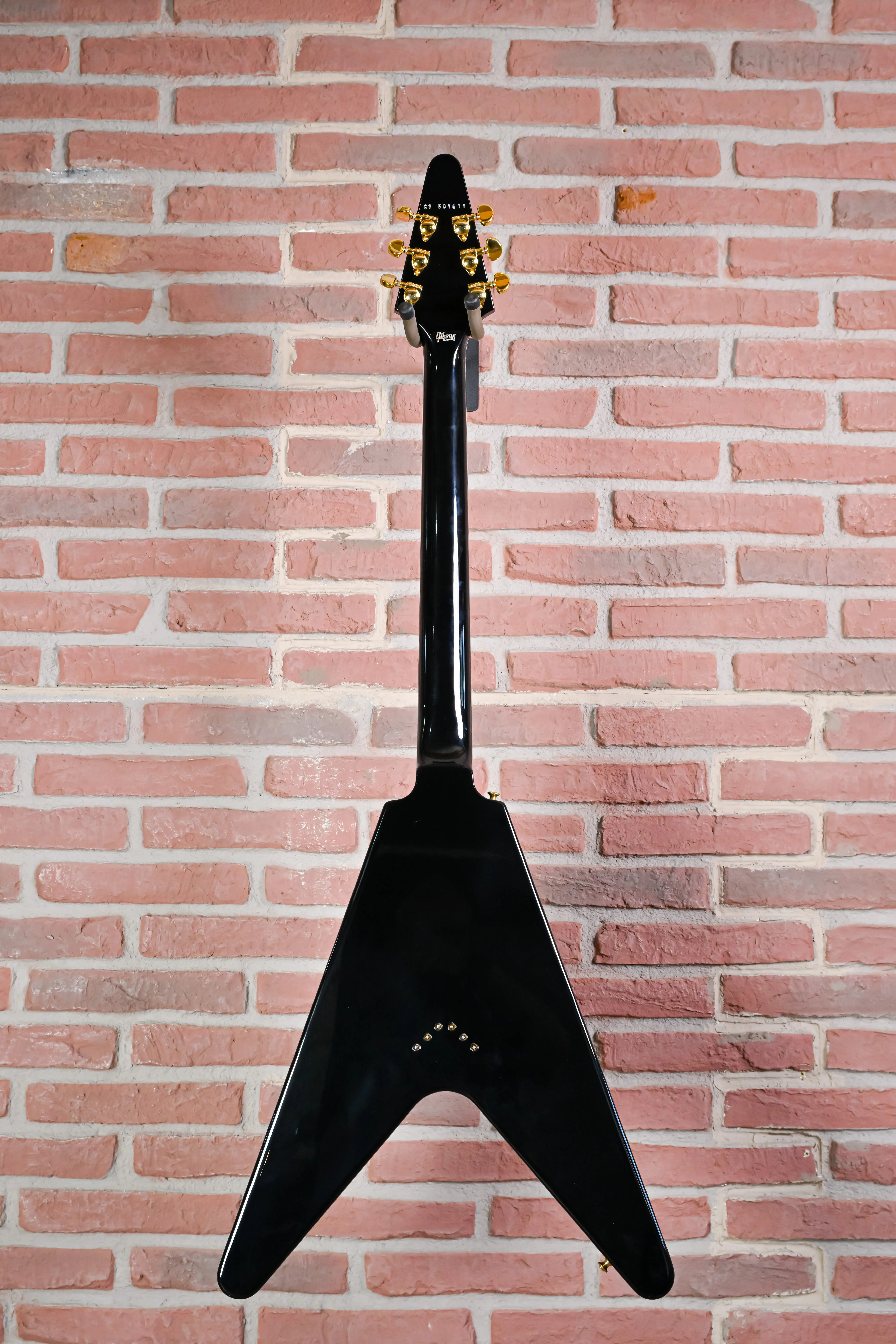 Custom Shop Flying V Figured Cobra Burst